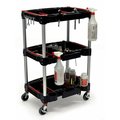 Luxor Mechanics ThreeShelf Cart LUXMC-3